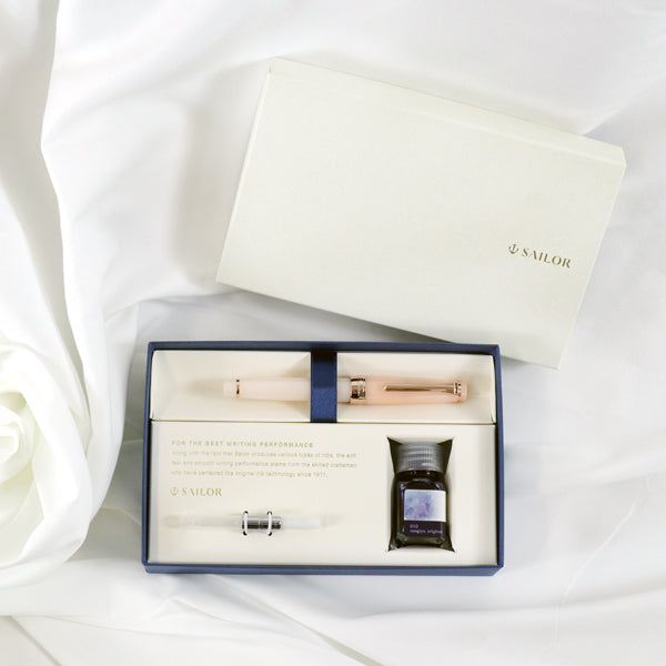 《うさぎや限定モデル》 オリジナル 万年筆<フレアシリーズ> ”プリンセスローズ” セーラー万年筆 11-8893 ペン先全7種類