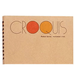 スケッチブック ポケットサイズ(画用紙薄口) <マルマン>S163(1冊)