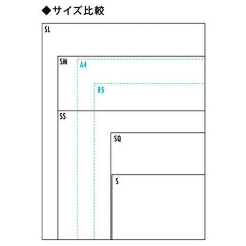 スケッチブック クロッキーブック SMサイズ(中) ブルー/ライトブルー maruman<マルマン>41-SM-02