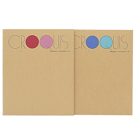 スケッチブック クロッキーブック  SMサイズ(中) ブルー/ライトブルー maruman<マルマン>41-SM-02