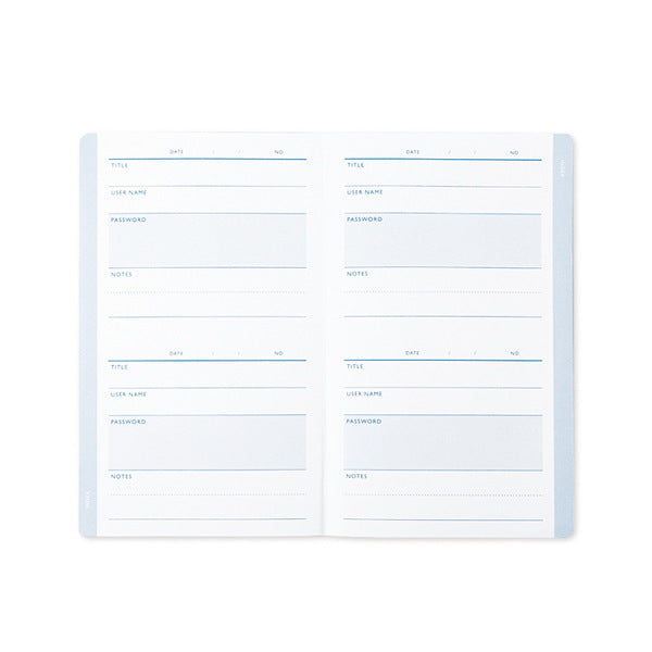 Password Book《パスワードブック》全7色  ハイタイド CP016