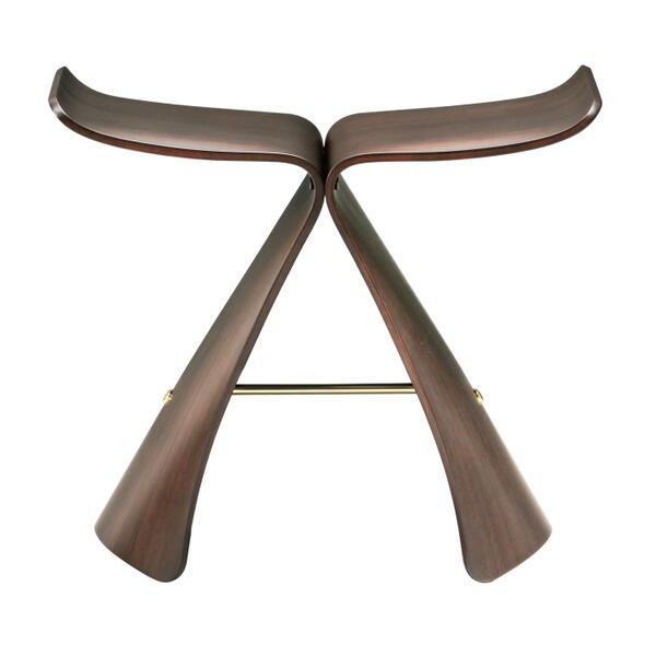 《正規取扱店》バタフライスツール ローズウッド板目(ST色) S-0521RW-ST 天童木工【送料無料※】