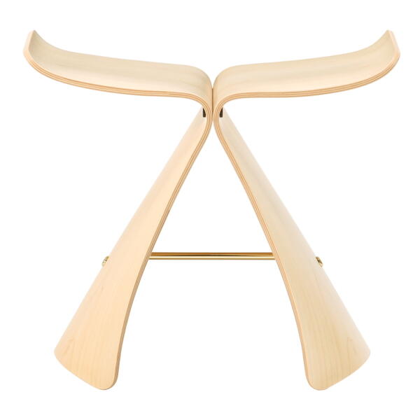 《正規取扱店》バタフライスツール メープル(ナチュラル) S-0521MP-NT 天童木工【送料無料※】