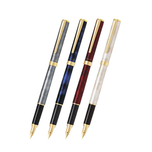 CAVALIER《カヴァリエ》万年筆〈全4色〉 F(細字)/M(中字) ノック式 パイロット FCAN-5SR