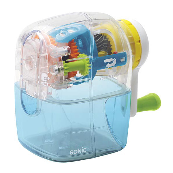 トガリターン 手動鉛筆削り 透明 ソニック EK-4297-T*