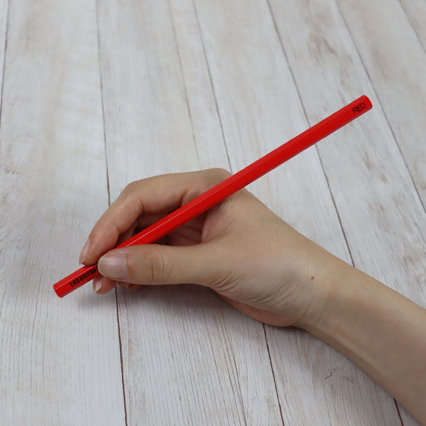 ★当店オリジナル★赤鉛筆 無地 シンプル 箱無し バラ