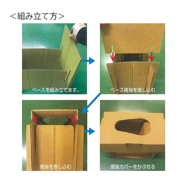 防災グッズ 段ボールトイレセット ナカバヤシ NDT-101NA