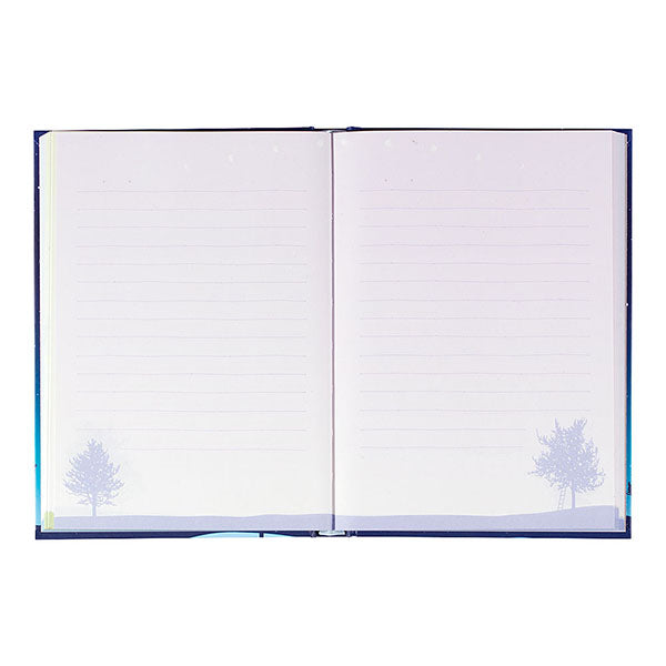 日記帳《日付表示なし》星空柄  デザインフィル/ミドリ 12389【ネコポス可】