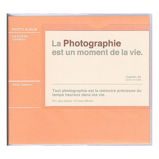 ピタットアルバム パステルSS「パステルオレンジ」Z&K 60-105