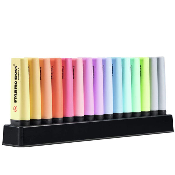 ボス オリジナル パステル 15色デスクセット  水性インク スタビロ 7015-2-5*