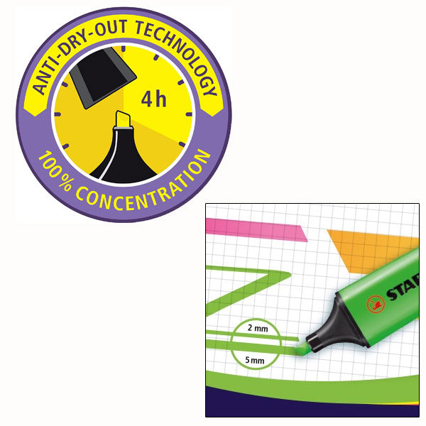 ボス オリジナル パステル 23色デスクセット  水性インク スタビロ 7023-01-5*