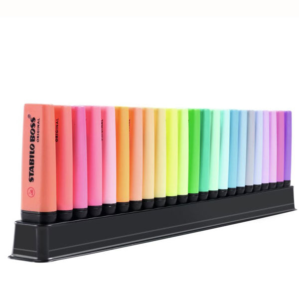 ボス オリジナル パステル 23色デスクセット  水性インク スタビロ 7023-01-5*