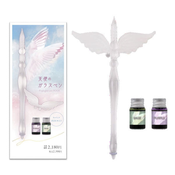 天使のガラスペン ペン置き ラメインク付 日本出版販売株式会社 KO634758