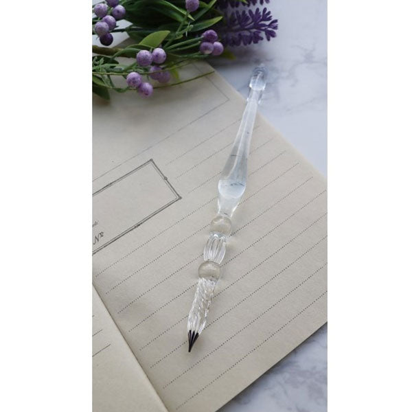 天使のガラスペン ペン置き ラメインク付 日本出版販売株式会社 KO634758