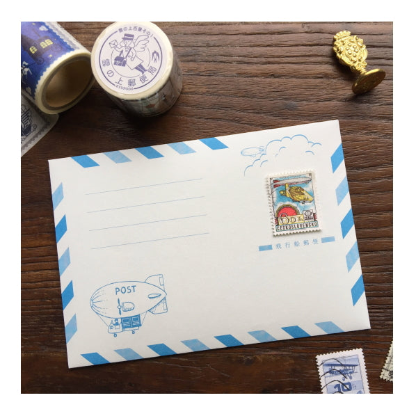 飛行船郵便封筒 一重 10枚  ライフ 33-9E-01 【ネコポス可】
