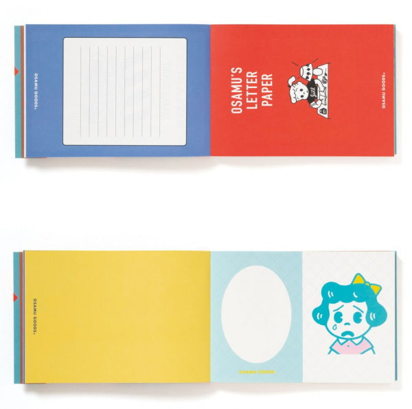 100枚レターブック OSAMU GOODS パイインターナショナル 1745-5481【2冊までネコポス可】