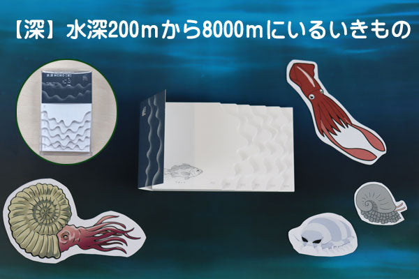 水深MEMO WATER DEPTH MEMO 光 / 深(全2種類) 北星社 SO685/SO686