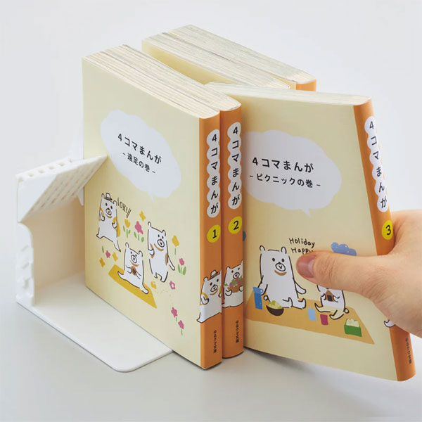 1冊でも倒れないブックスタンド 全3色 リヒトラブ《LIHIT LAB》 A3575-0/24