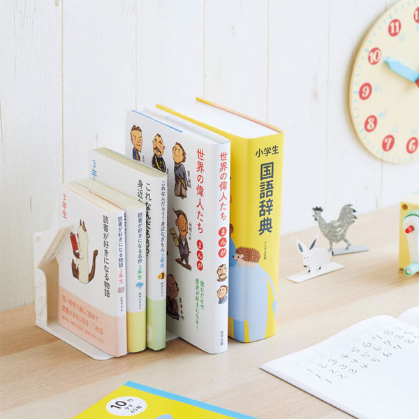 1冊でも倒れないブックスタンド 全3色 リヒトラブ《LIHIT LAB》 A3575-0/24