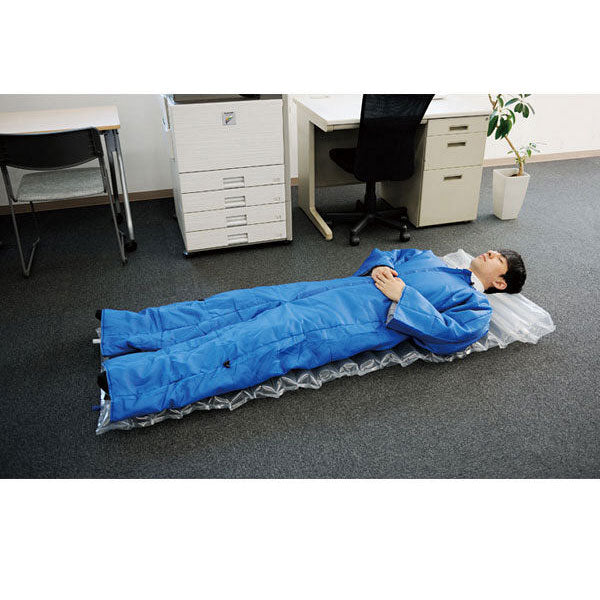 着る布団&エアーマット フリーサイズ   キングジム BFT-001 取寄せ品