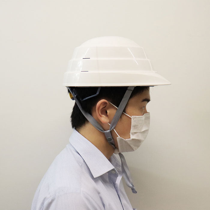 防災用ヘルメット セーフメット 白 男女兼用 明石スクールユニフォーム THKG001-114 取寄せ品