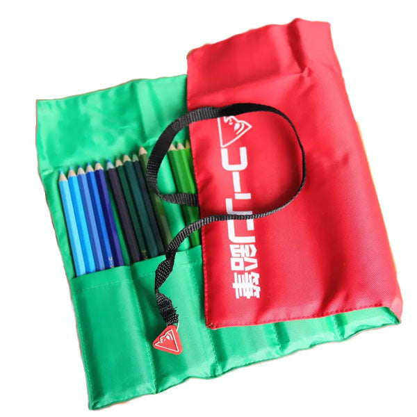 コーリン 鉛筆 六角軸 40色 コーリン巻き ロールケース入り キテラ  CM-40