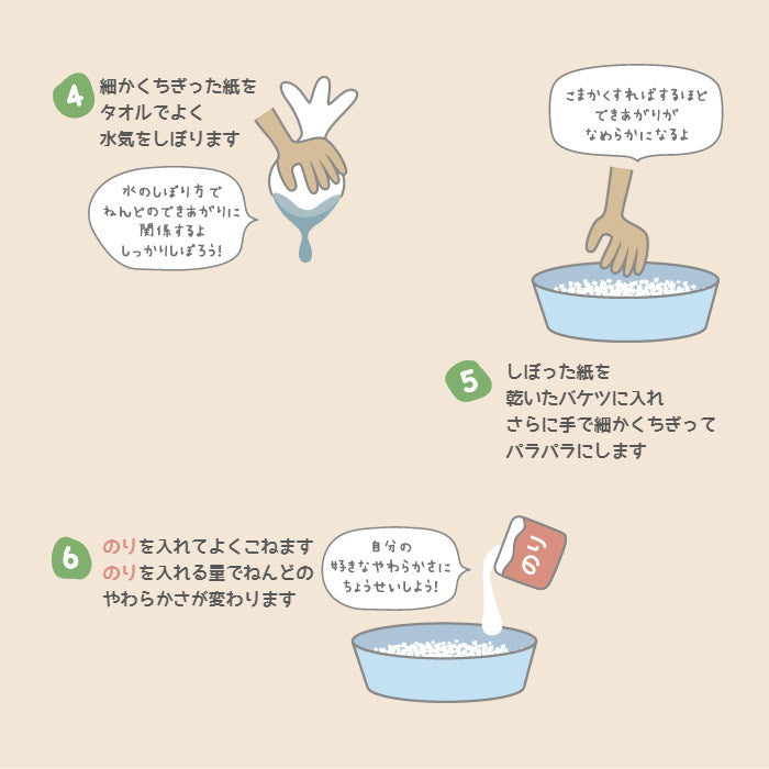 ホントの紙ねんど  つくるキット  SP0001