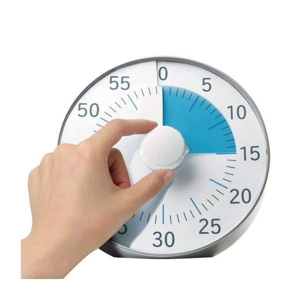 トキ・サポ 時っ感タイマー 《19cm》  色で時間の経過を実感  ソニック LV-3078-SV