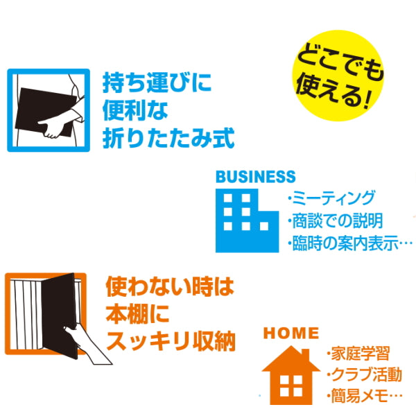 ミーティングボード  ホワイトボード A4サイズ スタンドタイプ  セキセイ FB-3109-60