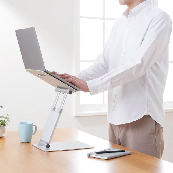 ノートパソコンスタンド3 キングジム NPS15シルバー 【送料無料※】