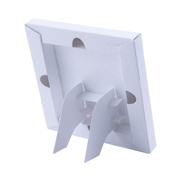 紙製組み立てキャンバス (130×130mm) 2枚セット ナカバヤシ PAC-1313-2PWH