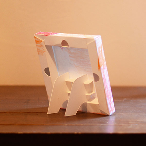 紙製組み立てキャンバス (130×130mm) 2枚セット ナカバヤシ PAC-1313-2PWH