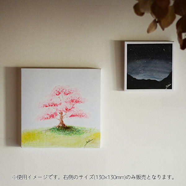 紙製組み立てキャンバス (130×130mm) 2枚セット ナカバヤシ PAC-1313-2PWH