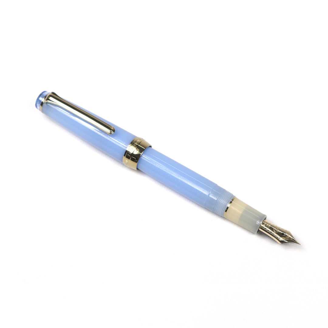 《オンライン限定モデル》うさぎやオリジナル 万年筆<フレアシリーズ>  わすれな草 セーラー万年筆 11-8974 ペン先全7種類