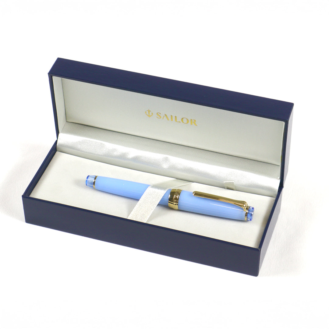 《オンライン限定モデル》うさぎやオリジナル 万年筆<フレアシリーズ>  わすれな草 セーラー万年筆 11-8974 ペン先全7種類