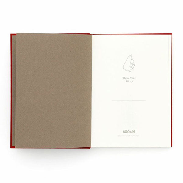 MOOMIN (ムーミン) 3年日記 全2色 ハイタイド MM111-RE/BL