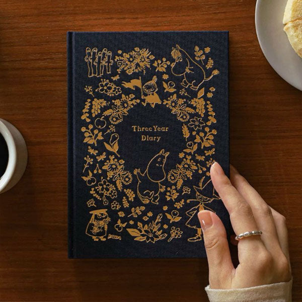 MOOMIN (ムーミン) 3年日記 全2色 ハイタイド MM111-RE/BL