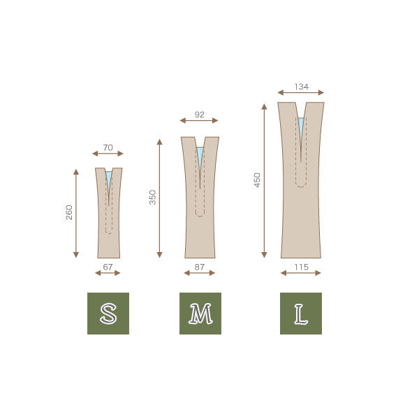 LIN(リン) 一輪挿し TEORI(テオリ) P-LIS・M・L 【送料無料*!取寄せ品】