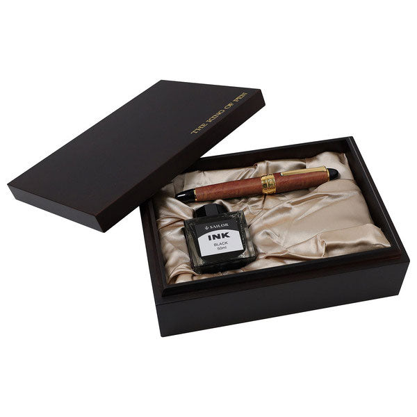 【限定】キングプロフィット ブライヤー 万年筆 21金 中字(M) 化粧箱入り セーラー万年筆 15-10-7153-400 【送料無料*】