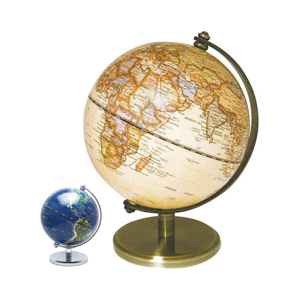 G・B インテリアグローブS 地球儀 ［アンティーク/サテライト
