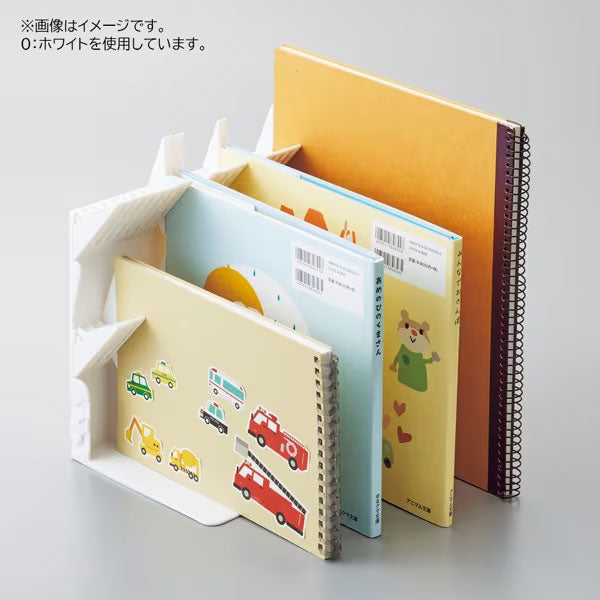 1冊でも倒れないブックスタンド A4 全2色 リヒトラブ《LIHIT LAB》 A-3577-0/24