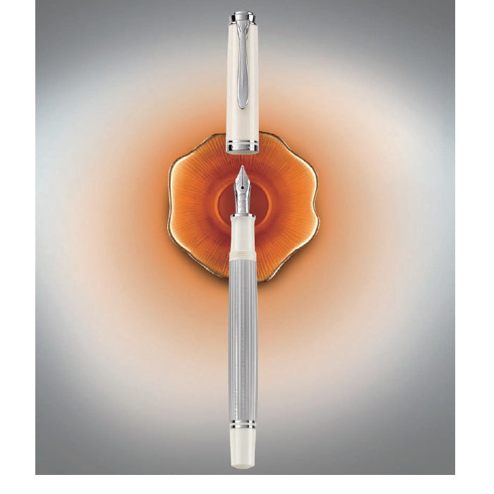 ペリカン スーベレーン 405 万年筆   シルバーホワイト  ペリカン M405