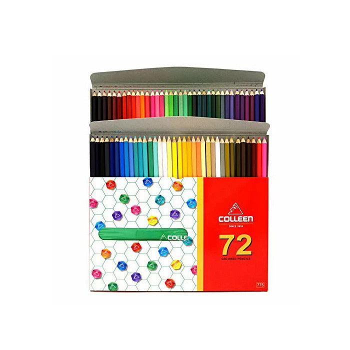 コーリン 72色紙箱入り色鉛筆 775-72