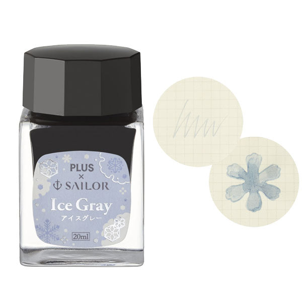 【PLUS×セーラー万年筆コラボ企画 第7弾】カ.クリエ プレミアムクロス×プロフェッショナルギアスリム 初雪限定セット セーラー万年筆 10-8827