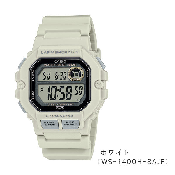 CASIO COLLECTION Sports 腕時計 デジタル液晶 CASIO(カシオ) WS-1400H- AJF 【送料無料*】