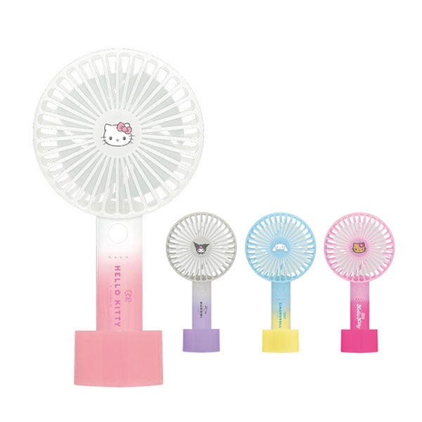 サンリオキャラクターズ HANDY FAN [全4種] ストラップ/台座付