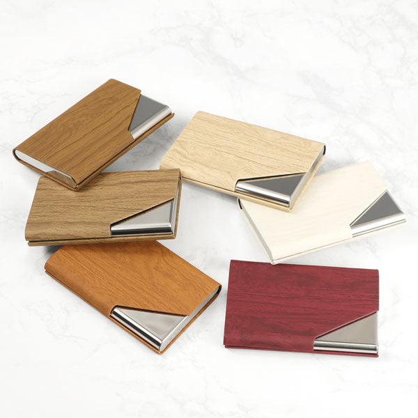 正規取扱店》Roffal 名刺入れ ウッドシリーズ《FUROSHIKI》 [全6色] FV