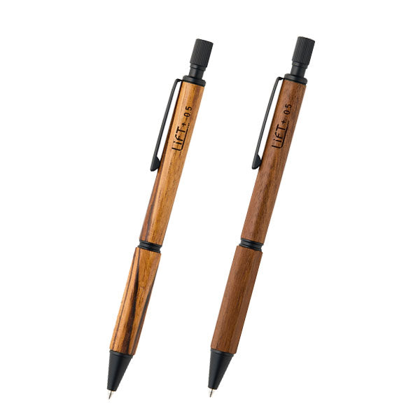 LIFT+ WOOD シャープペンシル 0.5mm [全2種類] kitera LIWOOD.05-ZW/WA