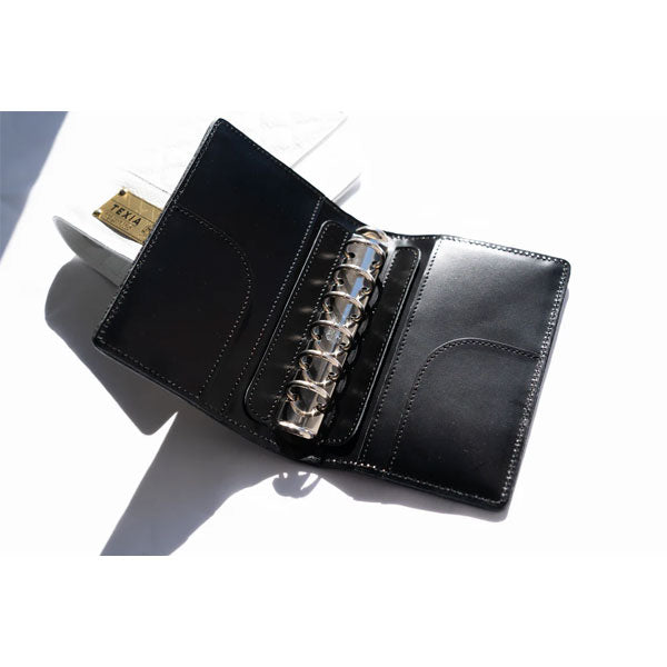 LETS システム手帳 TEXIA (テキシア) M6サイズ 20mm LETS STATIONERY GOODS 文匠 2241-L25-SB-TXW/B1 【送料無料*】