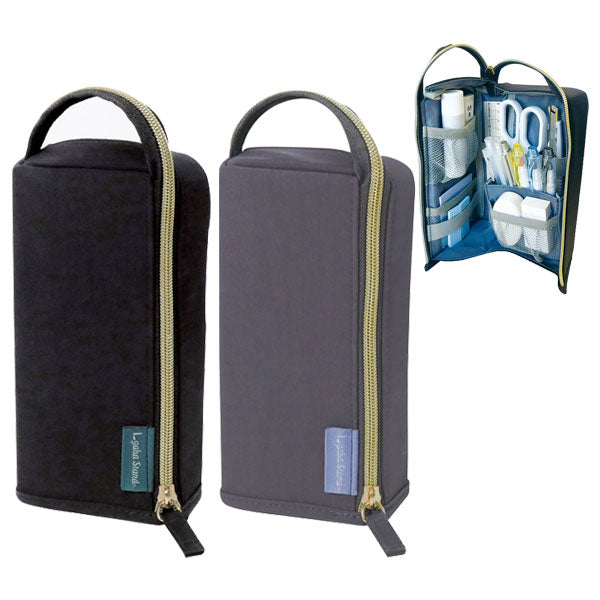 Lgaba Stand (エルガバスタンド) ペンケース クツワ AK074BK/CH